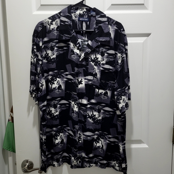 Puritan Hawaiin Button-Up Shirt - Picture 1 of 4